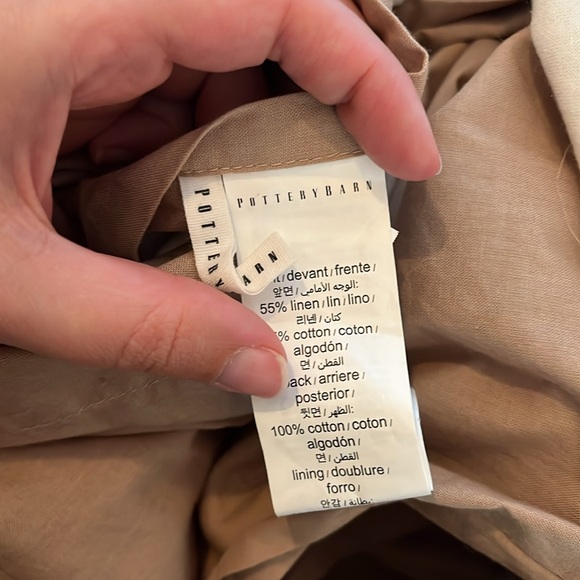 Pottery Barn Tan Duvet - Picture 2 of 7